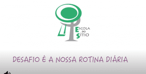 O trabalho remoto por desafios na Escola do Sítio