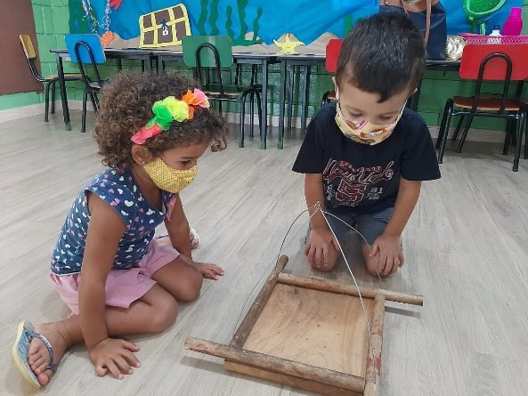 As aves na Escola do Sítio