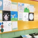 A leitura coletiva do livro "ei tem alguem ai"