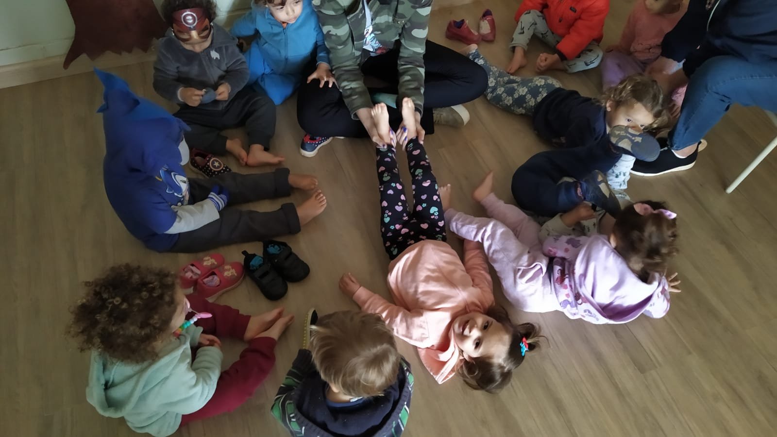 A turma do Maternal I e suas experiências disparadoras.