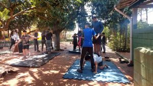 Jovens na Escola do Sítio